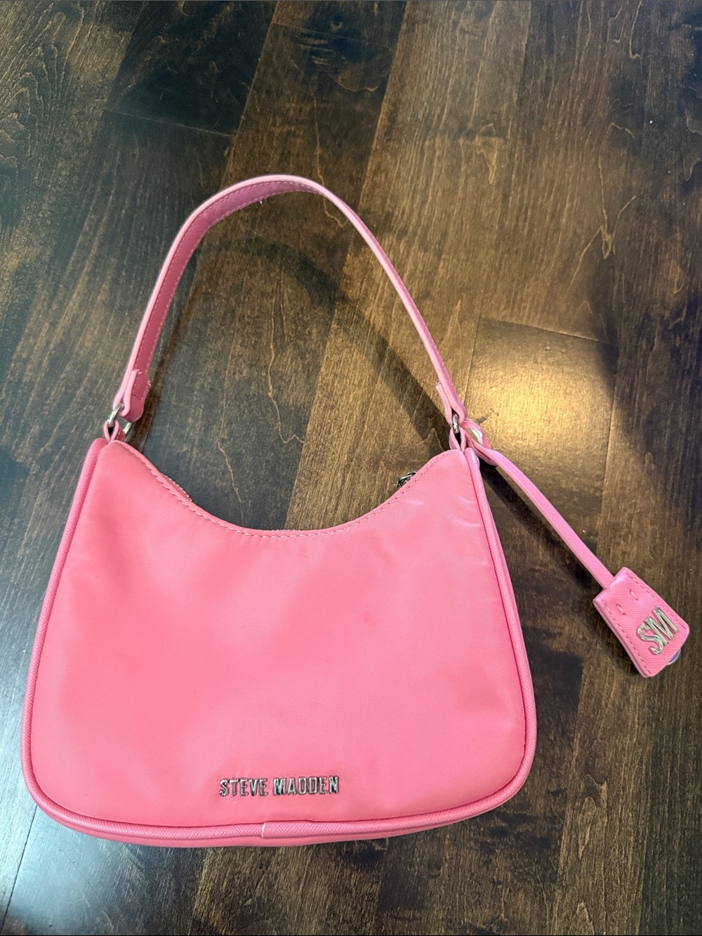 Steve Madden Coral Pink Shoulder Hobo Bag